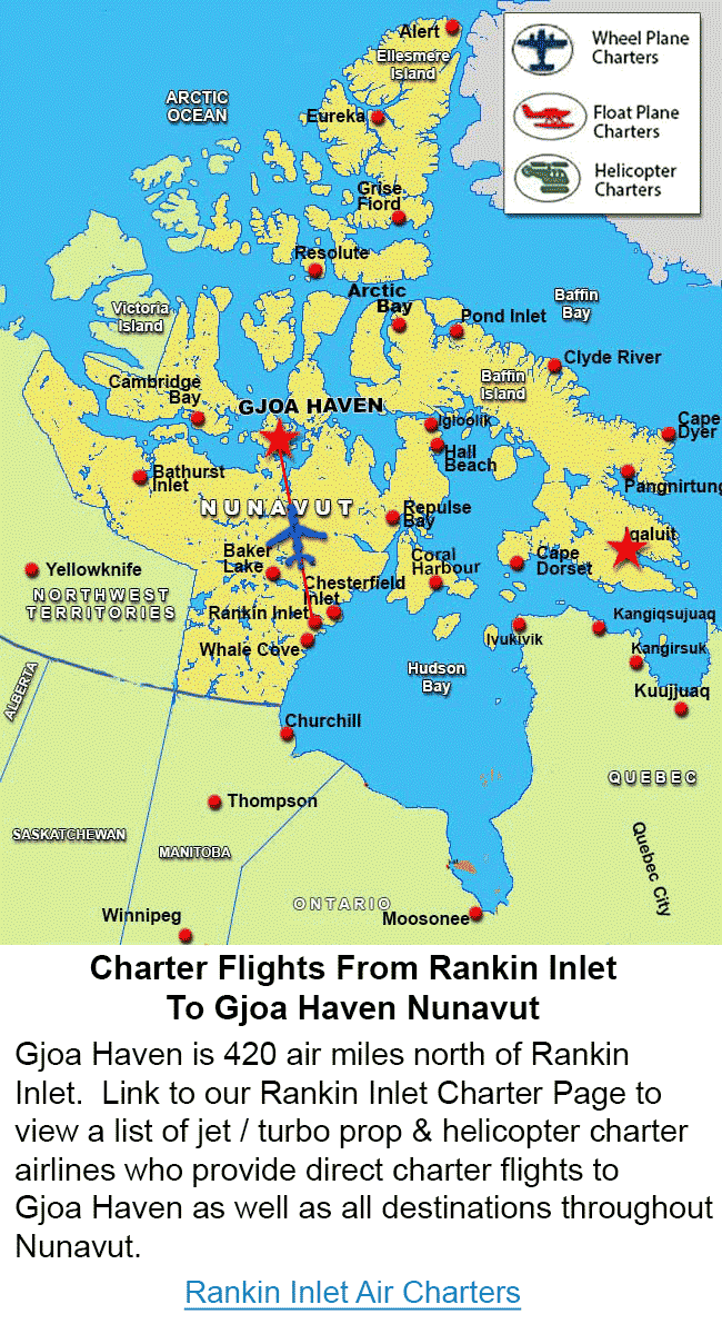 Rankin Inlet Charter Flights